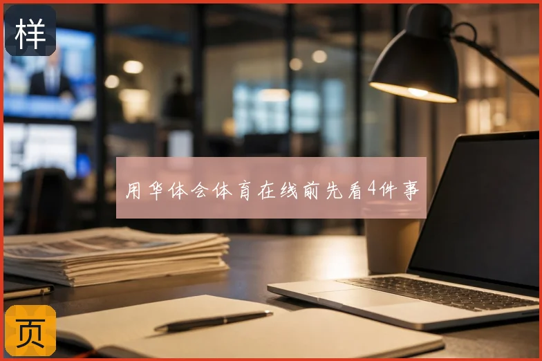 用华体会体育在线前先看4件事